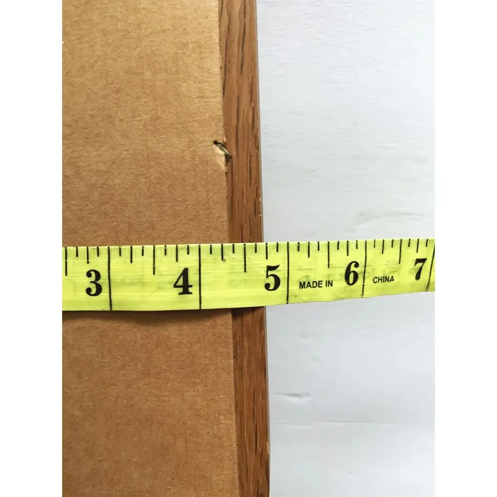 Vintage 70s 80s Pair of Wooden Mirrored Wall Sconces Candle Holders Wall Decor